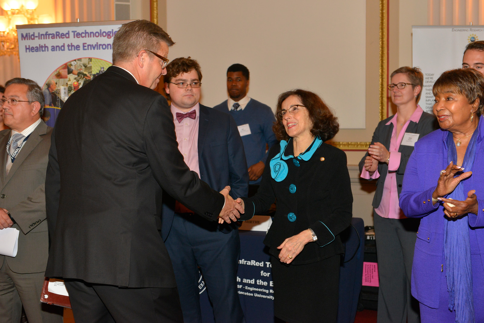 F Cordova and R Hultgren and EB Johnson - Credit: NSF/Sandy Schaeffer