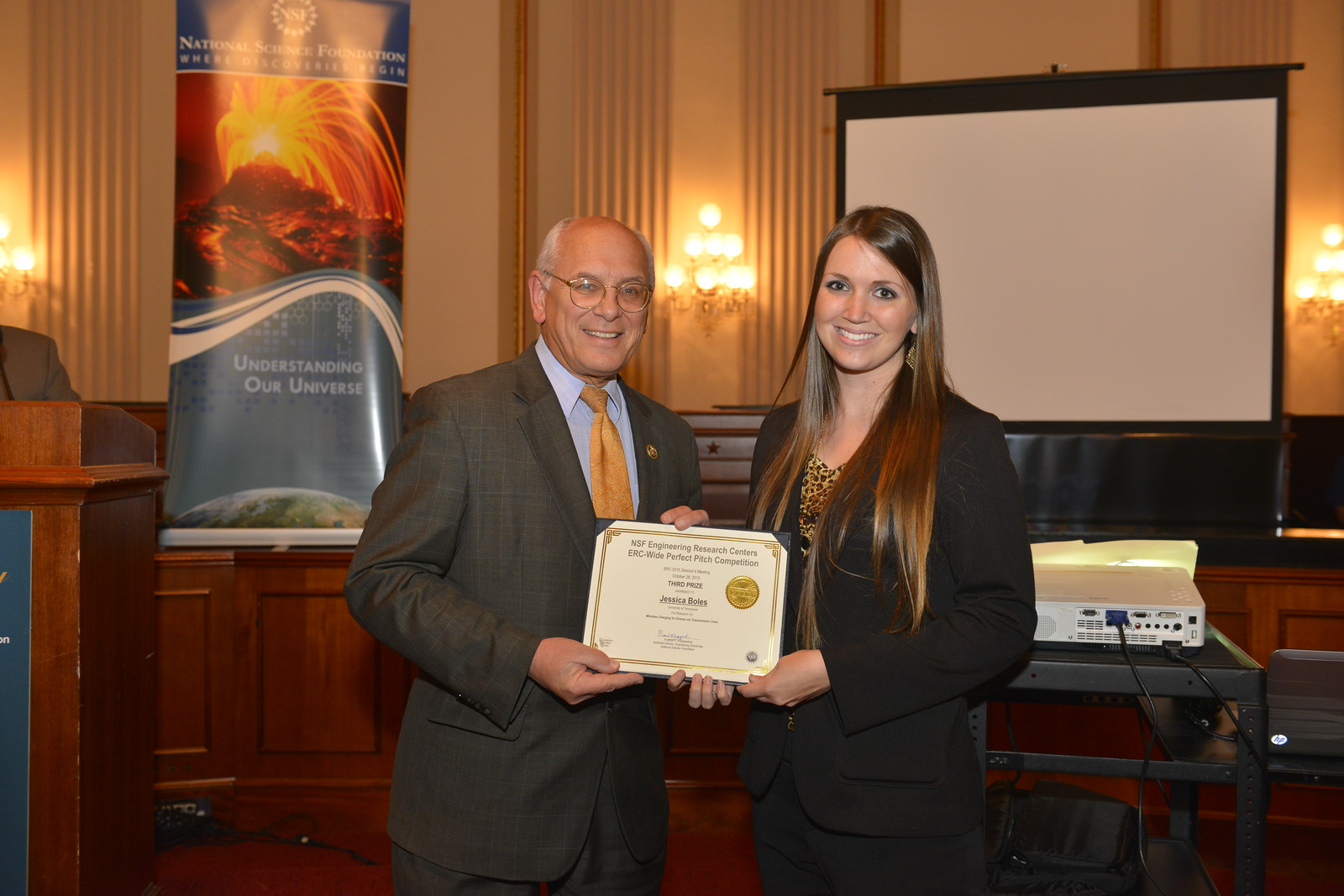 J Boles award P Tonko - Credit: NSF/Sandy Schaeffer