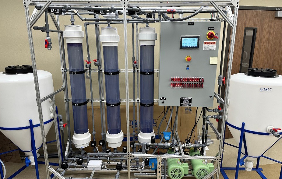 An ion exchange pilot plant for the recovery of nitrogen from centrate 