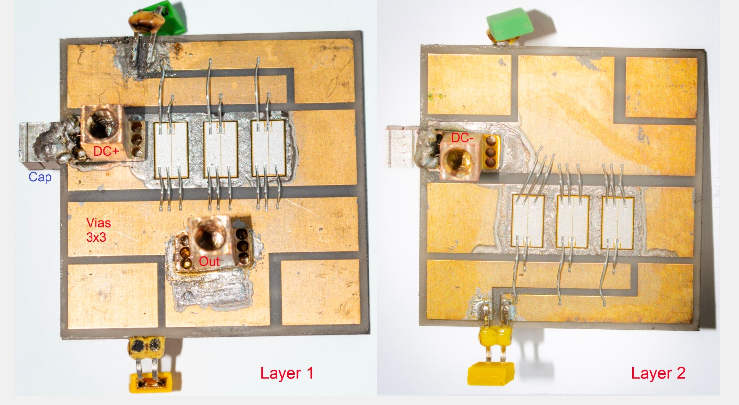 Figure 2:  A 3D half-bridge module custom silicon carbide (SiC) package designed with PowerSynth2.