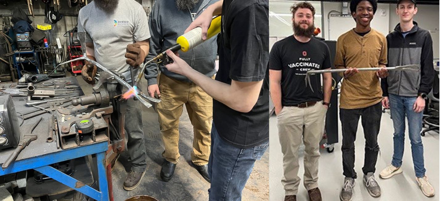 Team HAMMER was comprised of undergraduate students Landon Muhlenkamp, Henry Wiggins II, and Andrew Dalke 