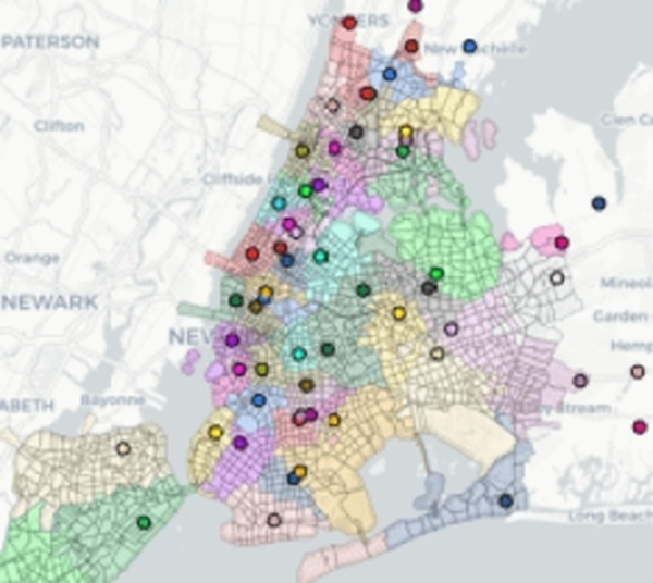 Map of New York City burroughs to have improved emergency service