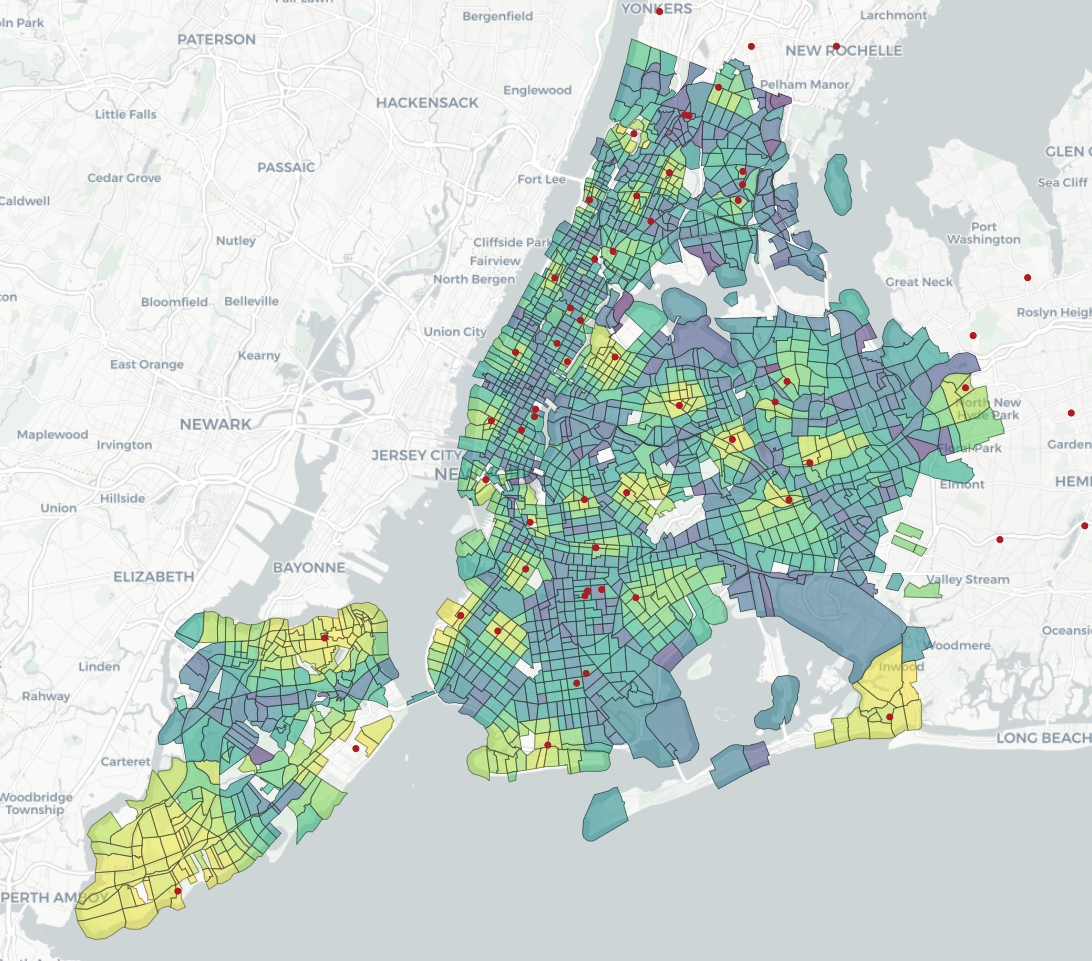 Map of New York City burroughs to have improved emergency service