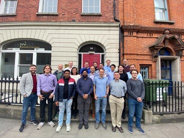 Research leaders met at Trinity College in Dublin to kick oﬀ the CoQREATE project, building linkages between four Centers to investigate links between classical and quantum networking, and to pursue