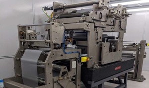 Large-area, roll-to-roll nanoimprint lithography system that was delivered to NASCENT by collaborating partner Emerson & Renwick.