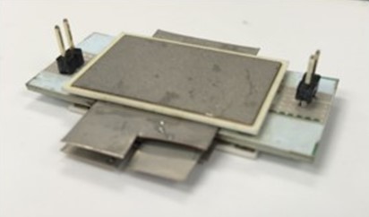 Fabricated 3D SiC power module with optimized current traces and bus-bar alike power terminals.