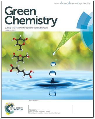 The CBiRC article, Bioprivileged Molecules: Creating Value from Biomass, was featured in Green Chemistry, July 2017  