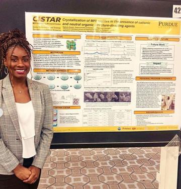 Kaela Evans, CISTAR undergraduate REM participant, won second place in Undergraduate Poster Presentation 
